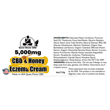 CBD eczema cream lotion ingredients