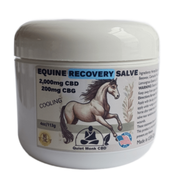 Quiet Monk Equine CBD Salve for Recovery