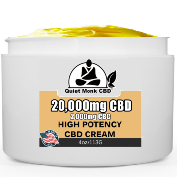 20,000mg CBD Cream with CBG